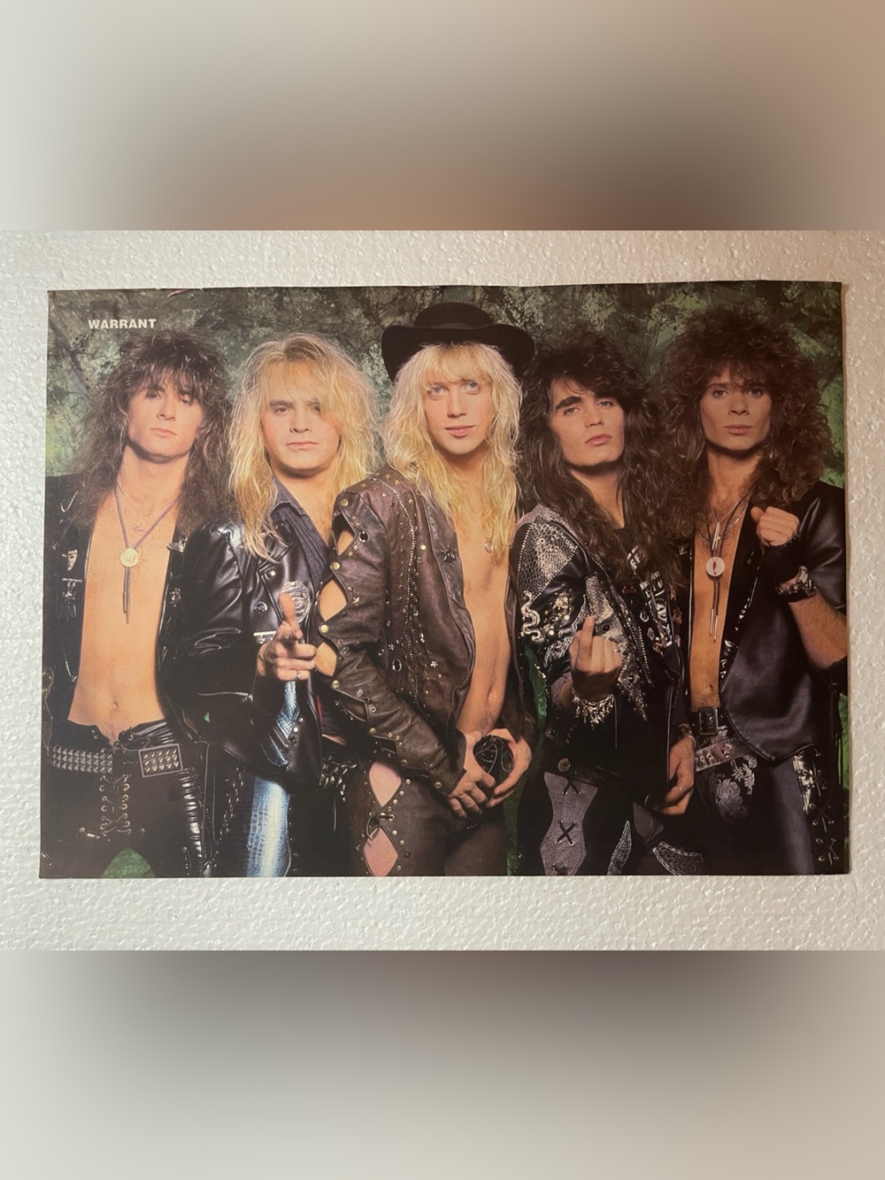 Vintage 80s Rock Band Pinup - Warrant